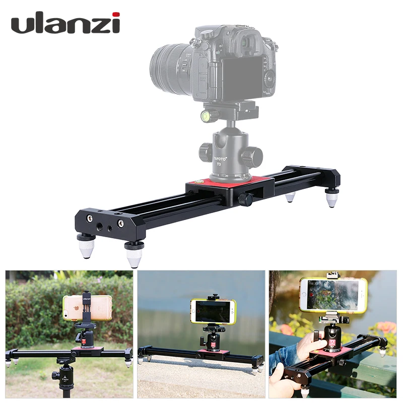 Ulanzi Mini Sized Video Slider Protable Travel Track Dolly Slider Rail