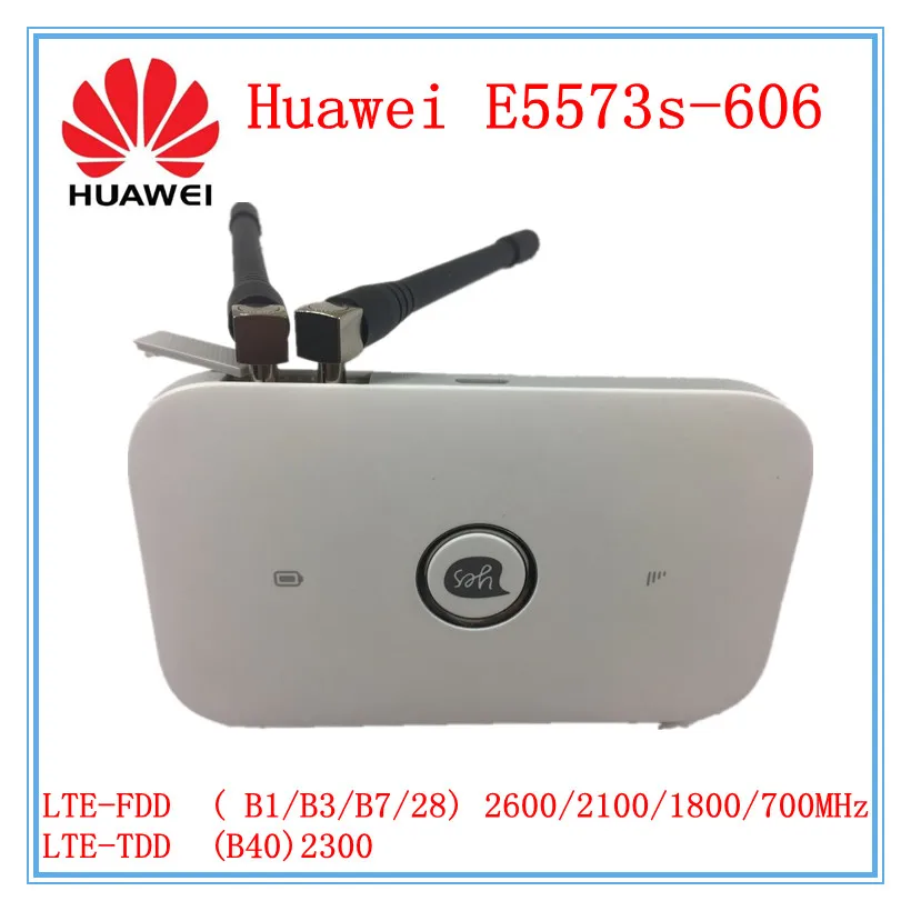 

Unlocked Huawei E5573 E5573s-606 plus 2 pcs antenna CAT4 150M 4G 3G WiFi Router band 28 700mhz Wireless Mobile Hotspot 4G Modem