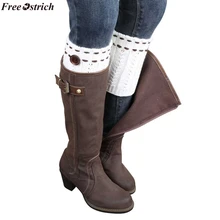 ; 1 пара носков; вязаные гетры с манжетами; вязаные носки; Вязаные Гетры