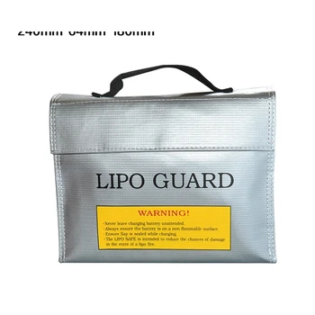 

HIPERDEAL LiPo Li-Po Battery Fireproof Safety Guard Safe Bag 240*64*180MM H30 SEP30