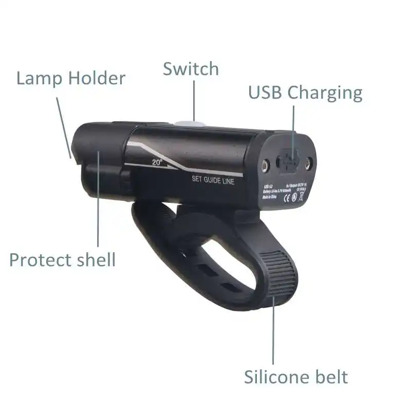TopCom USB Перезаряжаемые велосипед света набор передний и задний свет на открытом воздухе велосипед установить Светодиодные Габаритные воды-