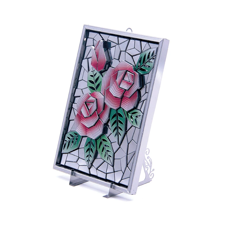 2018 новые модели Microworld covention of roses DIY лазерная резка головоломка модель 3D