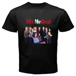 Новая мужская черная футболка с надписью «Ally Mcbeal tv Serie», Размеры S-3XL2018, модные футболки