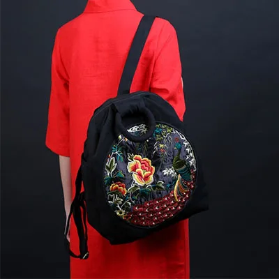 XIYUAN BRAND Vintage Embroidery Ethnic Backpack Women Handmade Flower Embroidered Bag Travel Bags Schoolbag Backpacks Mochila цена XIYUAN BRAND Vintage Embroidery Ethnic Backpack Women Handmade Flower Embroidered Bag Travel Bags Schoolbag Backpacks Mochila цены онлайн