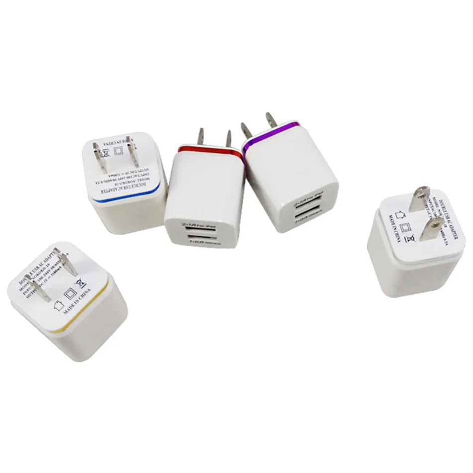 الولايات المتحدة التوصيل محول 2.1/1A 5 فولت المزدوج USB جدار شاحن AC الهاتف المحمول شاحن لسامسونج جميع المحمول الهاتف شاحن J25 الولايات المتحدة التوصيل محول 2.1/1A 5 فولت المزدوج USB جدار شاحن AC الهاتف المحمول شاحن لسامسونج جميع المحمول الهاتف شاحن J25