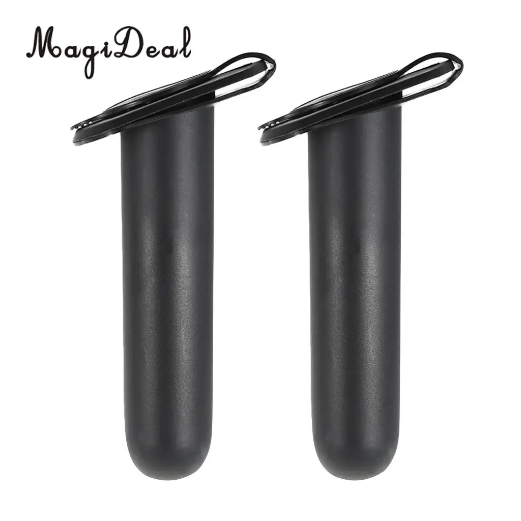 1 Pair Portable Rod Holder with Cap Cover Gasket for Fishing Kayak Canoe Inflatable Rowing Boat Fishing Accessories Equipment