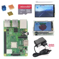 Raspberry Pi 3 Model B+ ( B Plus ) Starter kit + 3.5 inch TFT Screen + Case + 2.5A Power Supply + 32G SD Card + Heat Sink