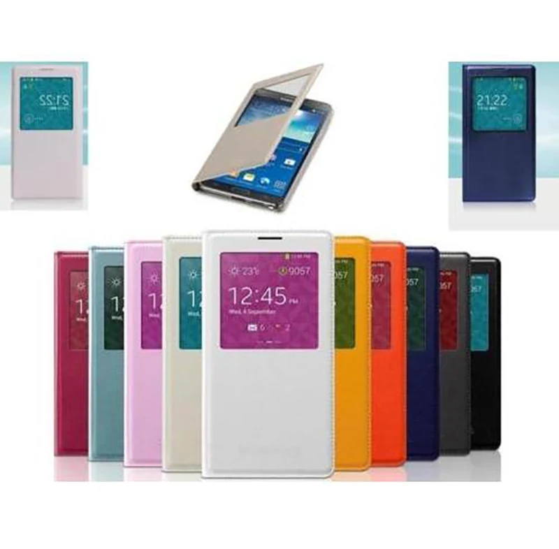 

Smart View S-View Leather Flip Case For Samsung Note 3 III N9000 N9005