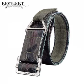 

Best YBT Unisex belt Military Men Casual Combat Outdoor Nylon Military belts Adjust Hunt Emergency Rigger Survival men belt