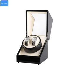 Автоматические часы Winder деревянный ящик 2 сетки роате Автоподзавод часов случае Uhrenbeweger Remontoir Montre Automatique