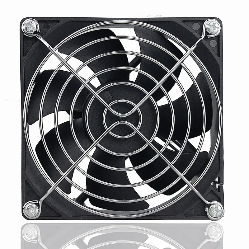 Tanie 1 sztuka Gdstime DC we 110V 120V 220V 240V 80mm x 25mm z długim rękawem wentylator 80x80x25mm 2 linia elektryczna osiowe chłodnicy 8cm