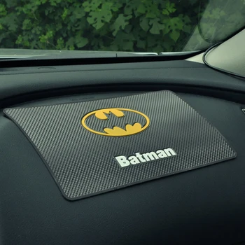 

Batman car phone mat Cartoon Car Dashboard Sticky Pad Anti-slip Cell phones non slip for mobile phone gps mp4 holder Large size