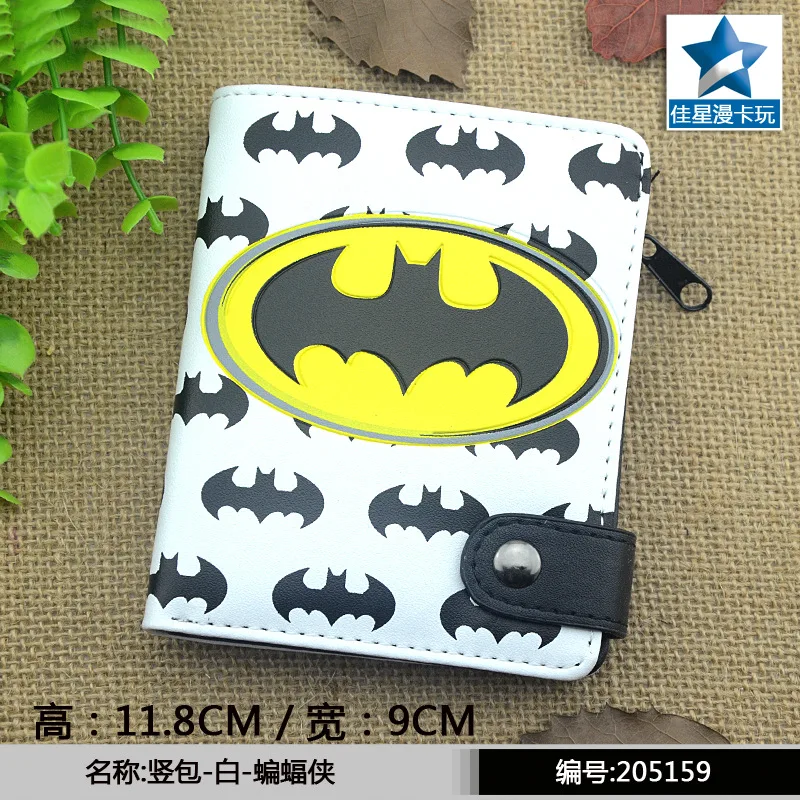 

2016 anime Wallets cartoon Batman movie Marvel's The Avengers girls BOY short purse