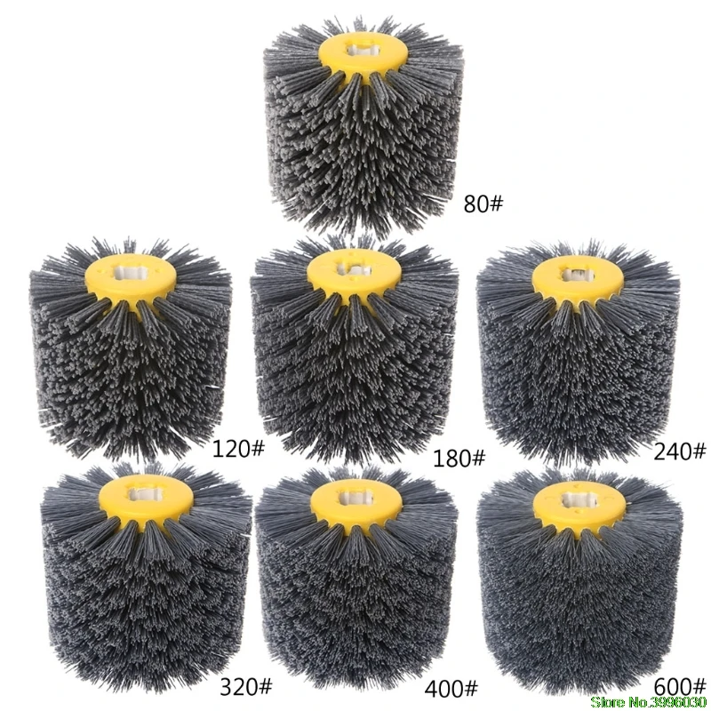 Deburring Abrasive Wire Drawing Round Brush Head Polishing Grinding