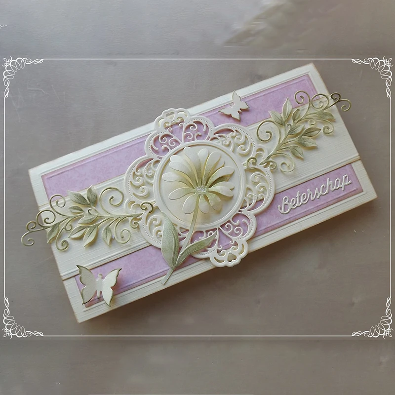 

Multi Layer Scrapbooking Frame Dies Lace Metal Cutting Dies Cut for DIY Photo Album Embossing Paper craft