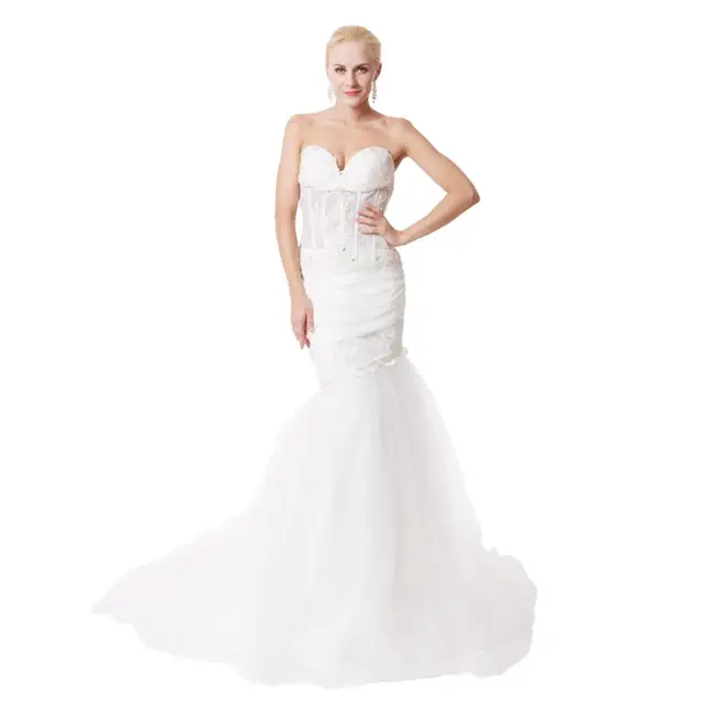 Aliexpress.com : Buy new sexy rhinestone wedding dress detachable train