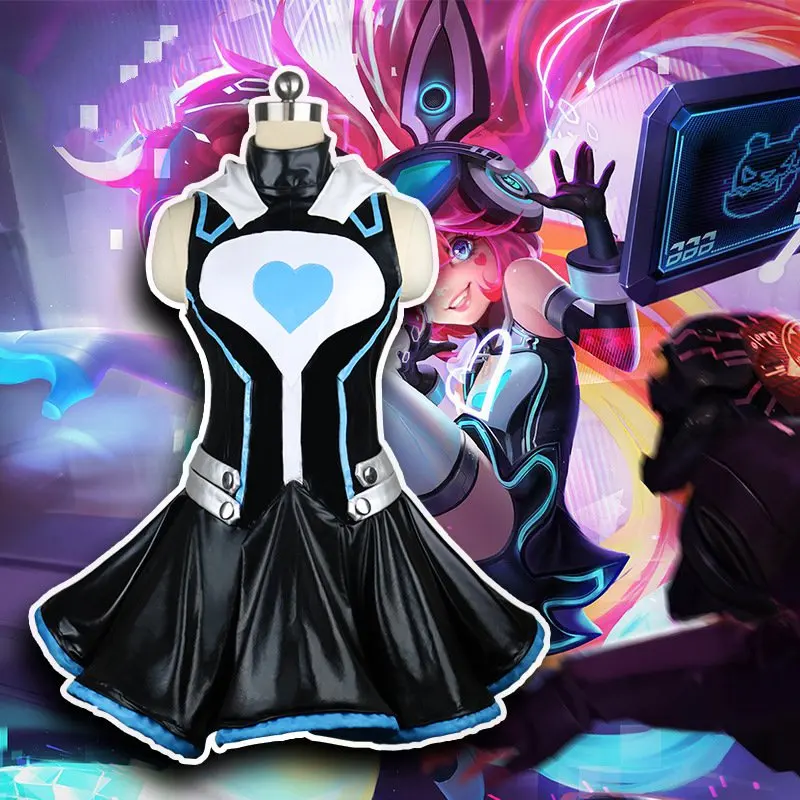Женский костюм для косплея King of Glory Angela MIND JACK Girl Hackers электронный фантастический