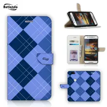 Tartan Design Case For Huawei Y635 5 Case Flip Luxury Wallet PU Leather Protective Mobile Phone