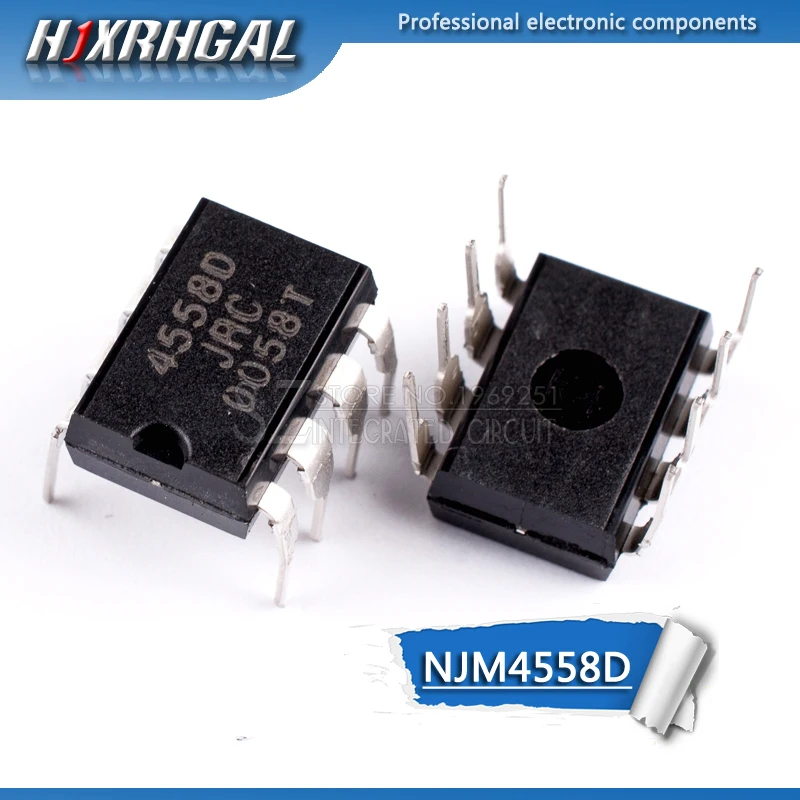 

20PCS NJM4558D DIP8 NJM4558 DIP JRC4558D JRC4558 new and original IC HJXRHGAL
