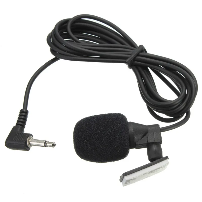 

LEORY Mini 3.5 mm Jack Wired Stereo Mini Car Microphone External Mic For PC Car DVD GPS Player Radio Audio Microphone PVC