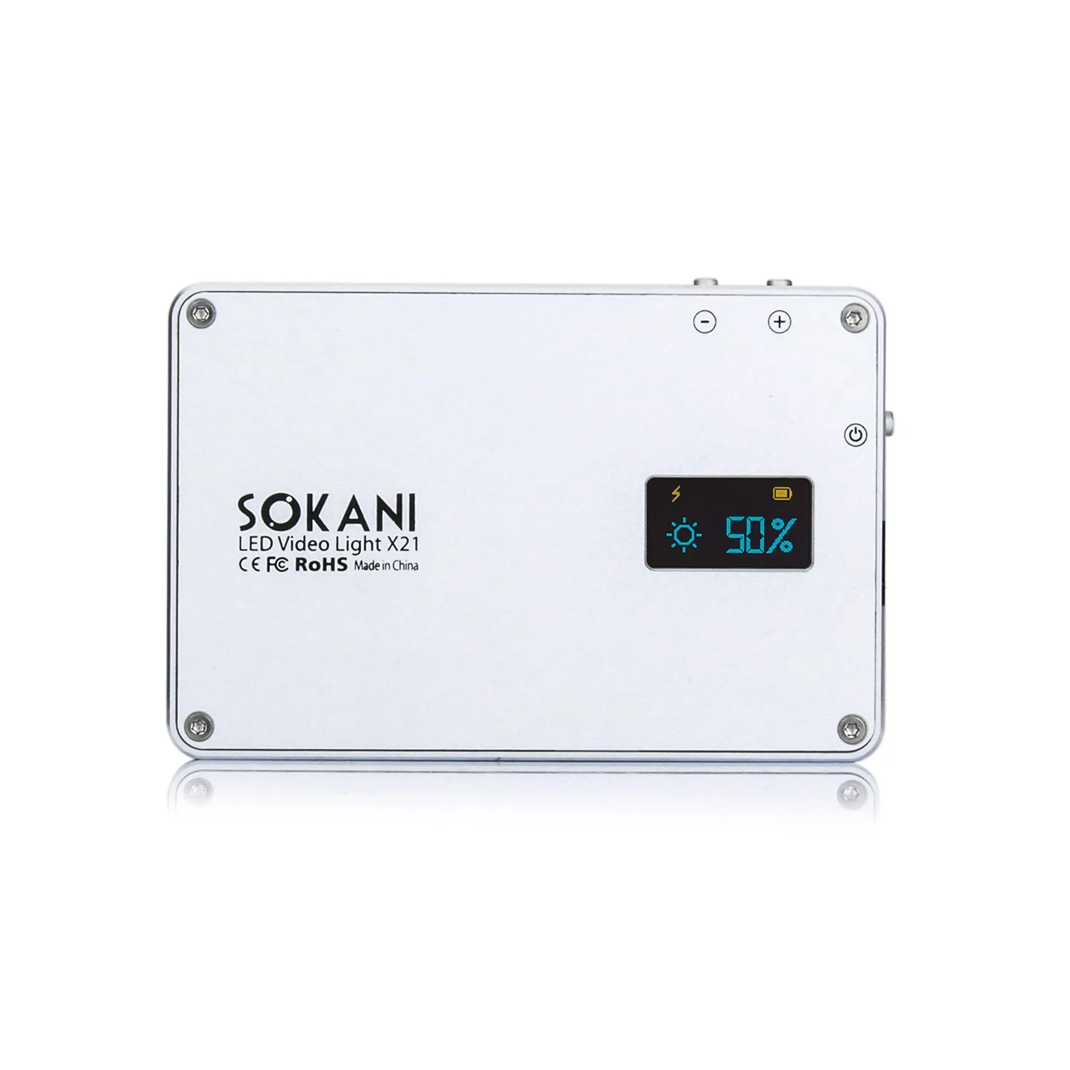 Карманная Светодиодная лампа SOKANI X21 для видеосъемки OLED экран дневного света со встроенным аккумулятором iPhone