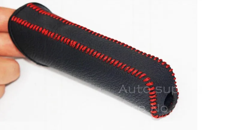 Автомобильный ручник кожаный чехол для TOYOTA Verso рукоятки ручного тормоза автомобильный Стайлинг авто украшение из натуральной кожи