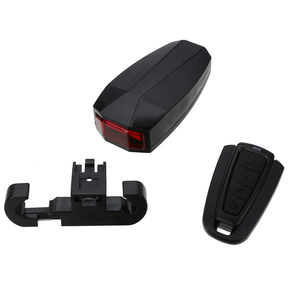 1Pc Bike Wireless Alarm Lock Anti-theft Cycling Bicycle Security Remote Control Vibration Alarm Waterproof Bicycle Accessories