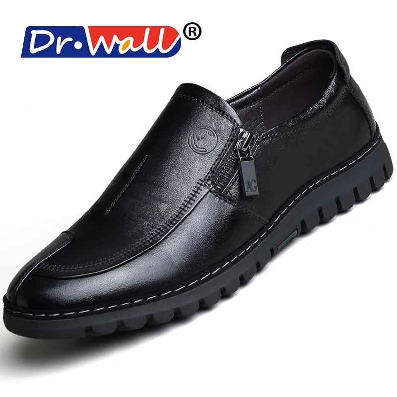 

2017 Real Superstar Sale Genuine Leather Men Flats Autumn Super Soft Comfortable Casual Shoes Loafers Villus Moccasins 2533410w