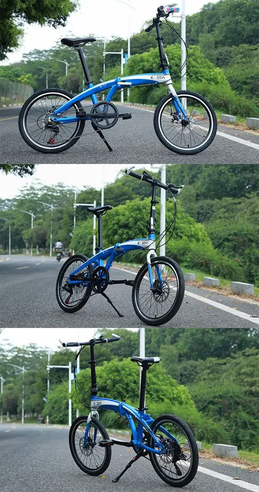 Flash Deal NORWICH 20inch 7speed Aluminum Alloy Folding Bike Dual Disc Barke 20