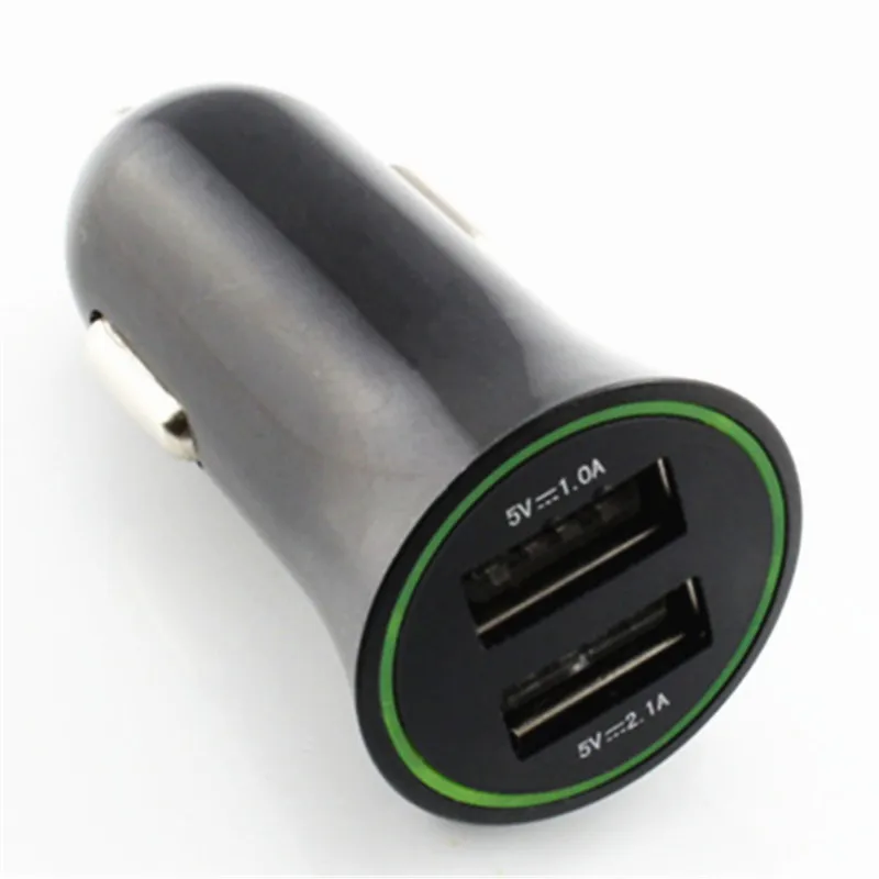 Factory Price Mini Micro 2 USB Ports Car Charger 5V 2.1A Dual USB Car
