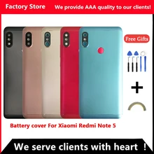 Задняя крышка батареи для Redmi Note 5 крышка батареи для Redmi Note 5 Pro корпус батареи+ Кнопки громкости+ слот для sim-карты