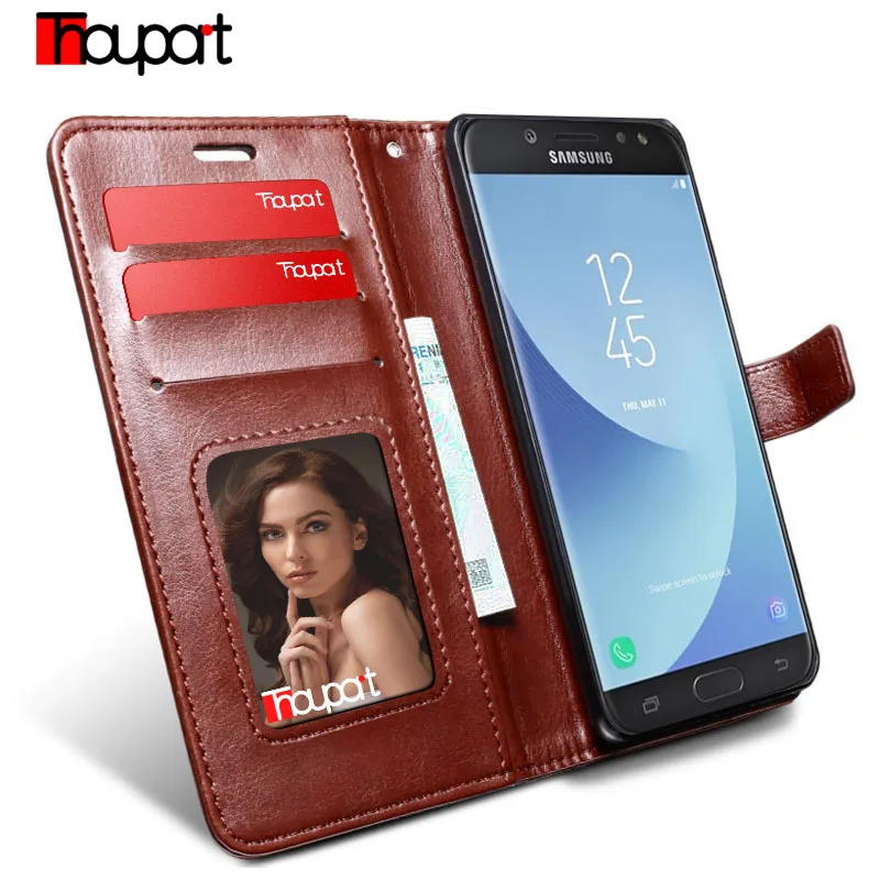 

thouport SM- J330 For Samsung J3 2017 Case Retro Flip Wallet Leather Cover Cases For Samsung Galaxy J3 2017 J330F J330G/DS Case