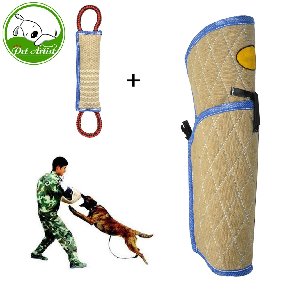 Jute Training Dog Bite Sleeve and Pet Bite Tug for Working Dogs