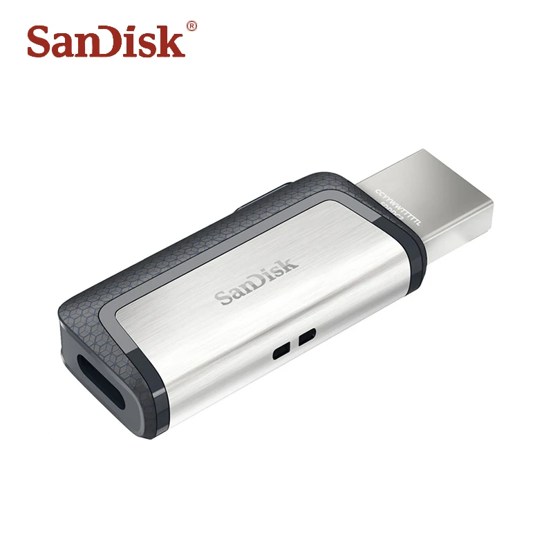 Sandisk usb флэш-накопитель SDDDC2 Экстремальный тип-c 128 ГБ 32 ГБ двойной OTG Кле usb 3,1 карта памяти type-C Флешка 64 Гб memoria usb