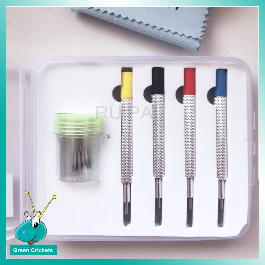 

4pcs/lot Watchband Pin puncher Tool Watch Strap Adjusting Tool Watch Hands Adjusting Tools for watchmakers