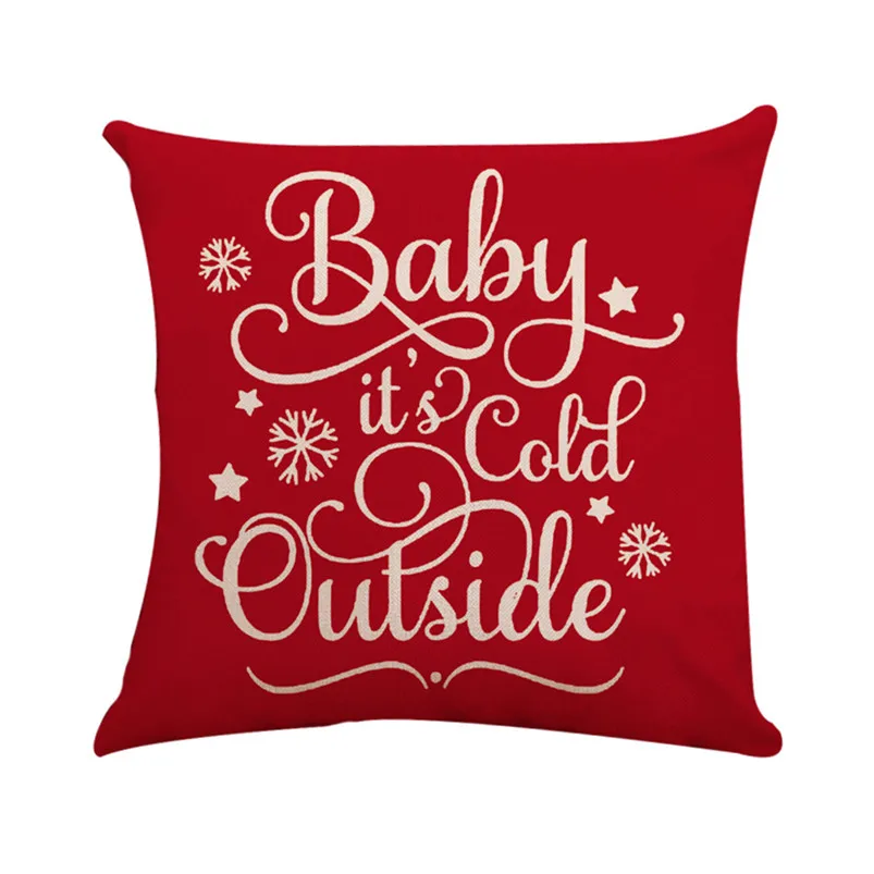 Fashion Christmas Pillow Case Square Pillow Cover Cushion Case Toss Pillowcase Hidden Zipper Closure For home decor #4o31 (10)