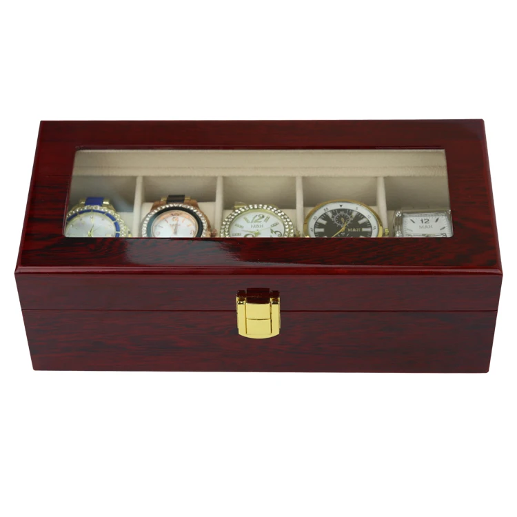 LISM Luxury Wood Storag Boxes 2/3/5/6/10/12/20 Watches Boxes Display Watch Box Jewelry Case Organizer Holder Promotion Boxes