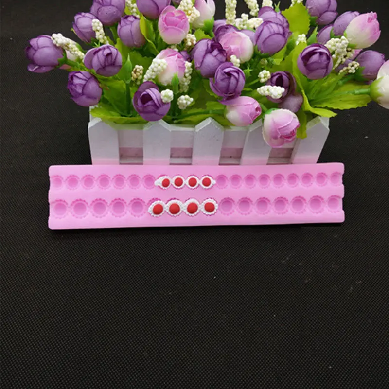 Cool Silicone Pearl Shape Cake Decorations Mold Fondant