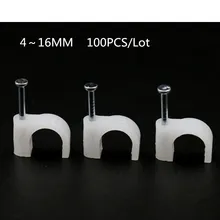 4 мм 5 мм 6 мм 7 мм 8 мм 9 мм 10 мм 12 мм 14 мм 16 мм квадратный стальной кабель для ногтей провод настенный винтовые зажимы Кабельные Зажимы