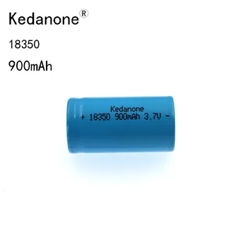 

Kedanone ICR 18350 lithium battery 900mAh Rechargeable battery 3.7V power cylindrical Lamps Electronic cigarette smoking