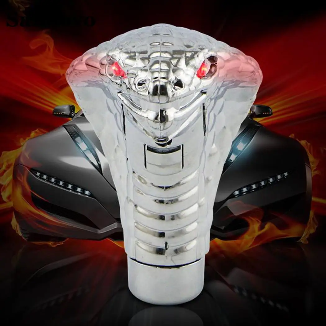 

Universal Led Car Gear Shift Knob Cobra Snake Auto Truck Manual Stick Gear Shift Knob Lever Shifter Decoration Car Accessories