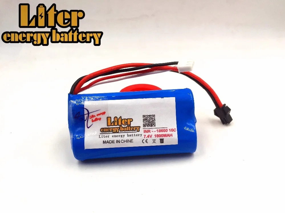 7.4V 1800mah 15c 18650 remote control helicopter power lithium battery