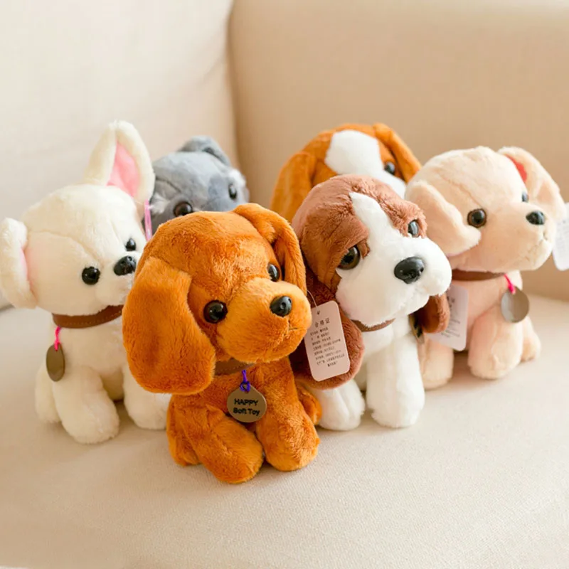 2018 Новый 18 см детские милые плюшевые собаки Игрушечные лошадки подарок для детей Baby Doll Плюшевые игрушки на день рождения для мальчиков и