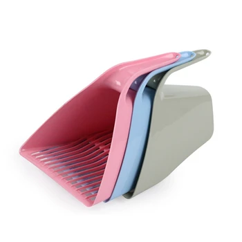 

Cat Litter Cleaning Tool Scoop with Handle Durable Kitten Poop Litter Boxes Shovel Plastic Product For Cat