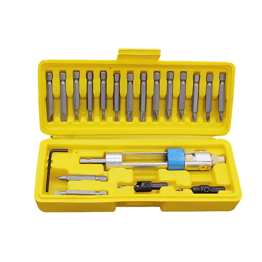 

20Pcs Drill Driver Bit High Speed Steel Drill Header Converter Wind Batch Double Multi Screwdriver Set Broca Hand Tool