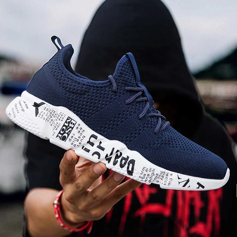 

Men Shoes 2019 New Arrival Models Fashion Comfortable Youth Lace-Up Male Sneakers Outdoor Lightweight Sports Casual Large Size