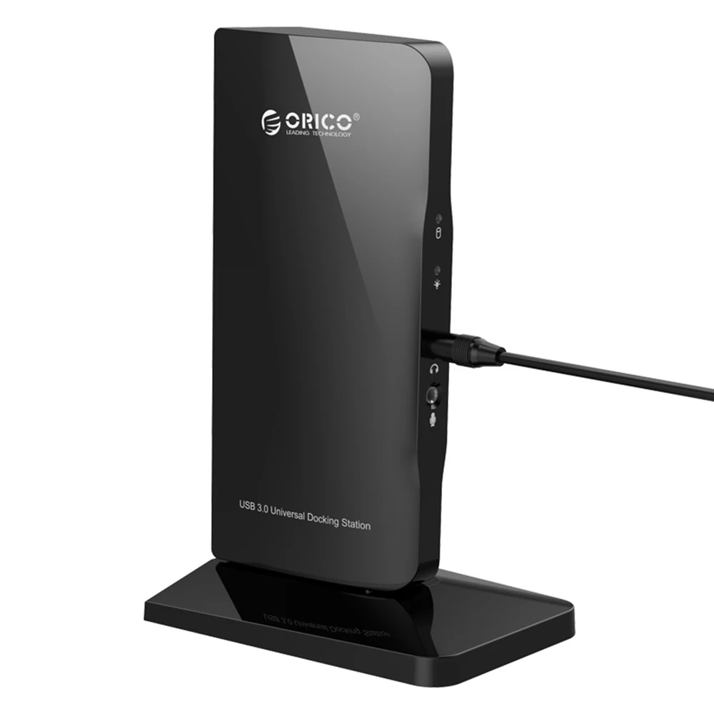 Док станция ORICO Micro B для DVI/LAN/USB3.0 * 2/USB2.0 2/аудио внешняя Расширительная видеокарта