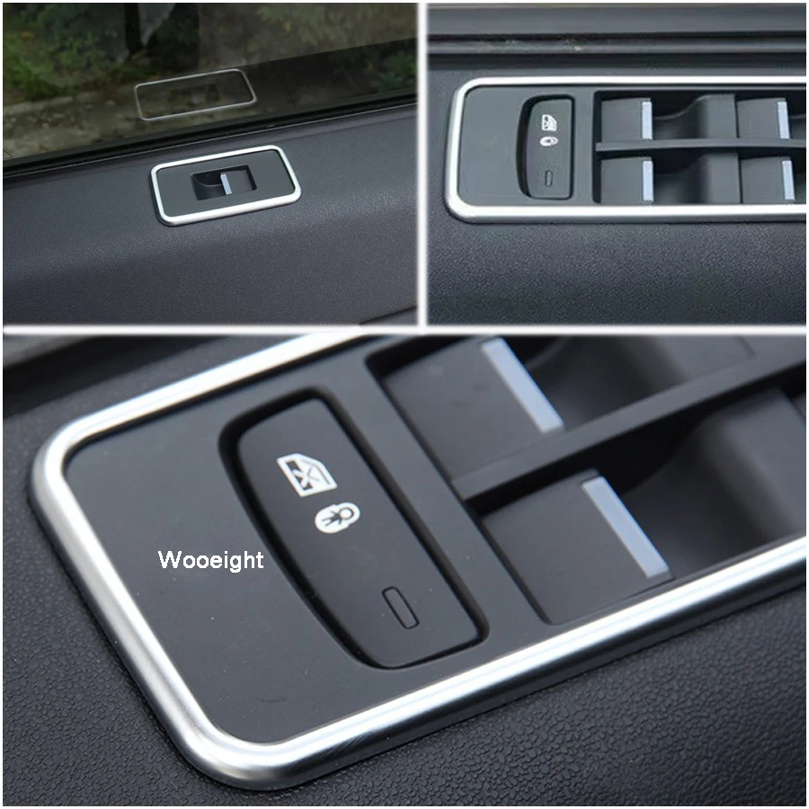 4Pcs Car Interior Door Window Switch Cover Trim For Land Rover Discovery Sport 2015 2016 2017 2018 Styling Accessories (3)
