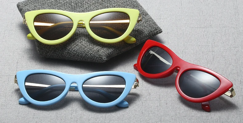 Ralferty ретро в форме кошачьих глаз солнцезащитные очки Для женщин дизайнер белый солнцезащитные очки UV400 взрослых быстро очки женские Sunnies люнет F97549