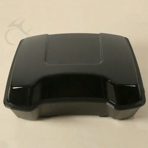 Черный рубленый багажник для Harley Tour Pak Touring Road King eletra Glide 1997 2013 12|black trunks|harley trunkharley